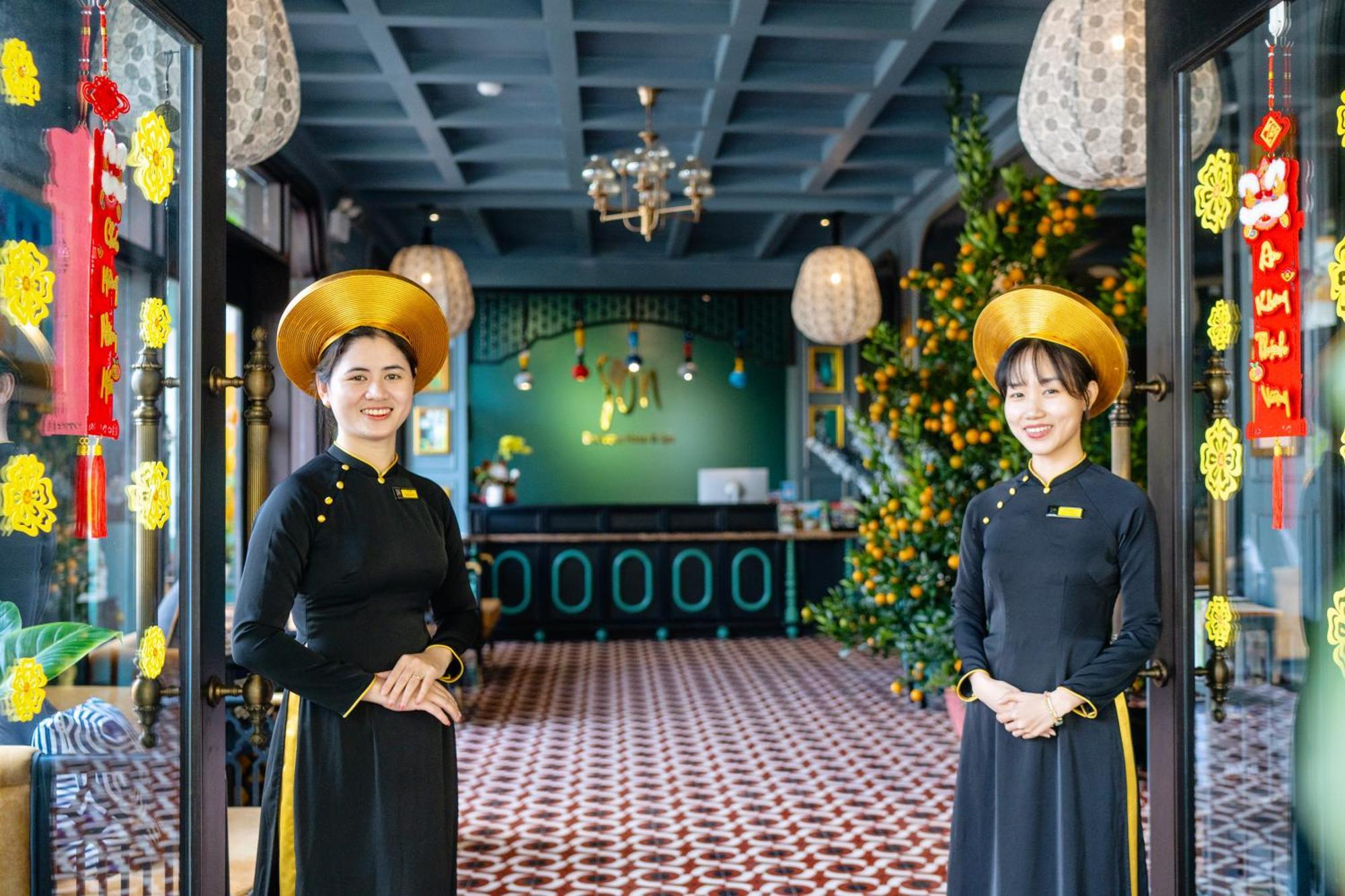 Son Hoi An Boutique Hotel&Spa Extérieur photo Reception at the hotel